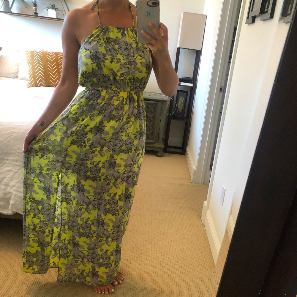 Vici Floral Print Maxi Dress